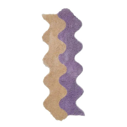 Kalsten | Abstract Color Block Rug made of Cotton-Polyester
