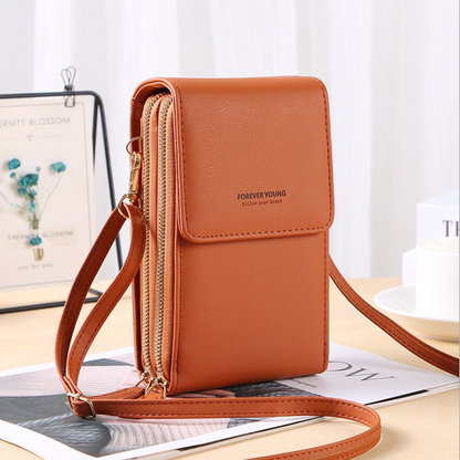 Skanto | Large Capacity Elegant Shoulder Bag with Touchscreen for Phones