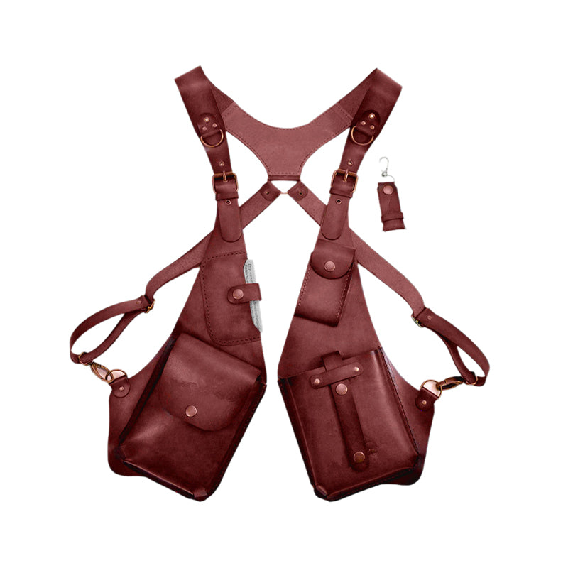 Medieval Steampunk shoulder bag with retro strap | Bowlift
