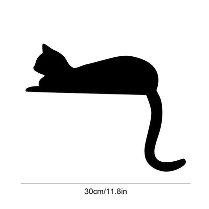 Skanto | Black Cat Door Corner Sign Decoration