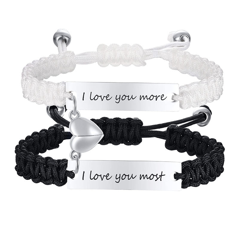 Skanto | Magnetic Couple Braided Bracelets