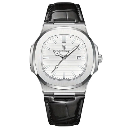 Skanto | Men's Stainless Steel Quartz Watch with Date
