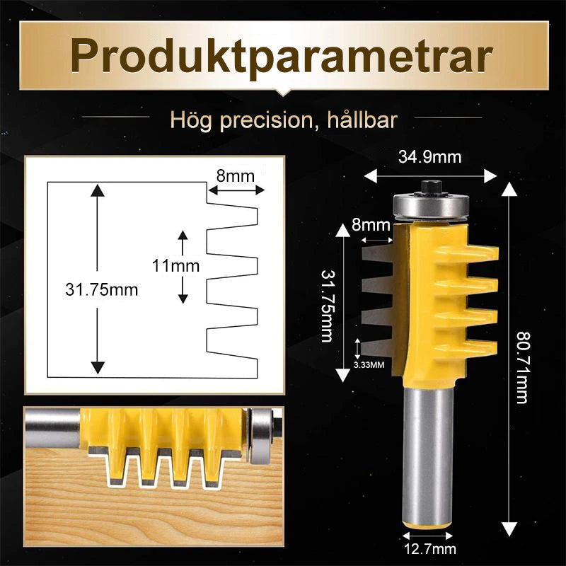 Skanto | Dovetail & Finger Joint Router Bit