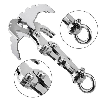 BowLift | Stainless Steel Survival Folding Grappling Gravity Hook