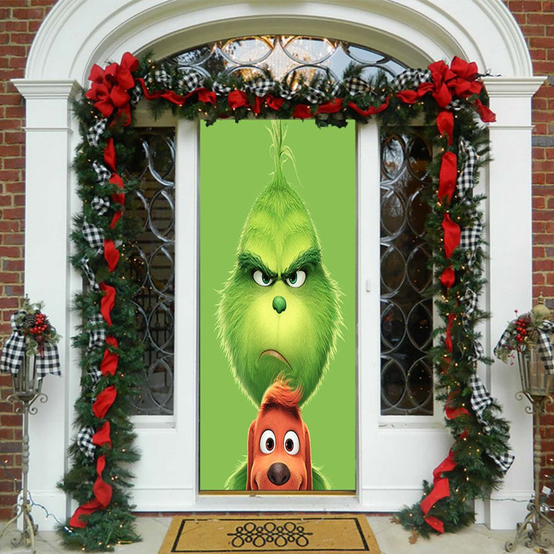 Skanto | The Nightmare Before Christmas | Outdoor Decorations | Jack Skellington Door Cover