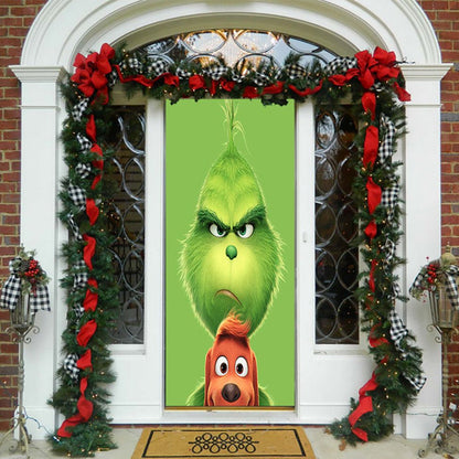 Skanto | The Nightmare Before Christmas | Outdoor Decorations | Jack Skellington Door Cover