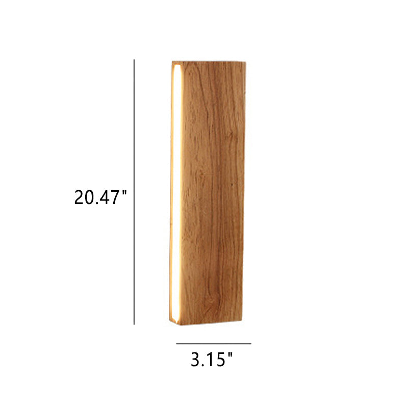 Skanto | OakBeam | Minimalist Solid Wood LED Wall Lamp