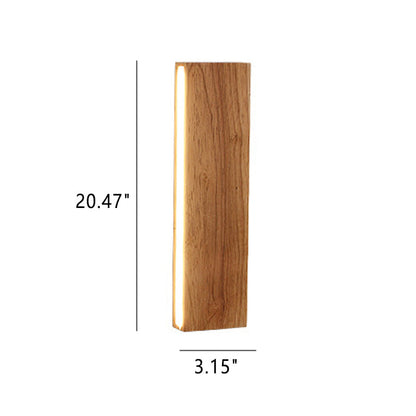 Skanto | OakBeam | Minimalist Solid Wood LED Wall Lamp