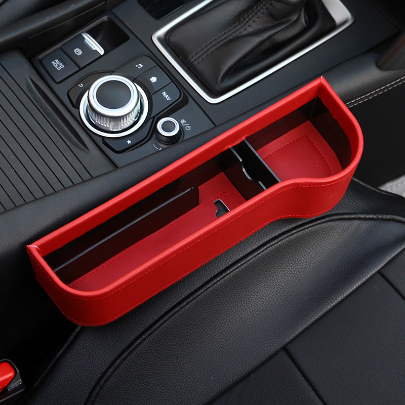 Multifunctional storage box for car seats