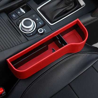 Multifunctional storage box for car seats