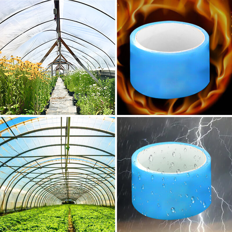 Waterproof repair tape with high tack for greenhouse films!