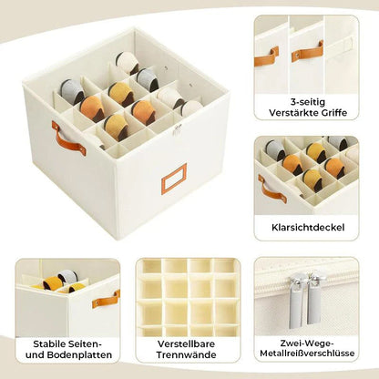 BowLift | Collapsible Shoe Organizer Box with Transparent Lid