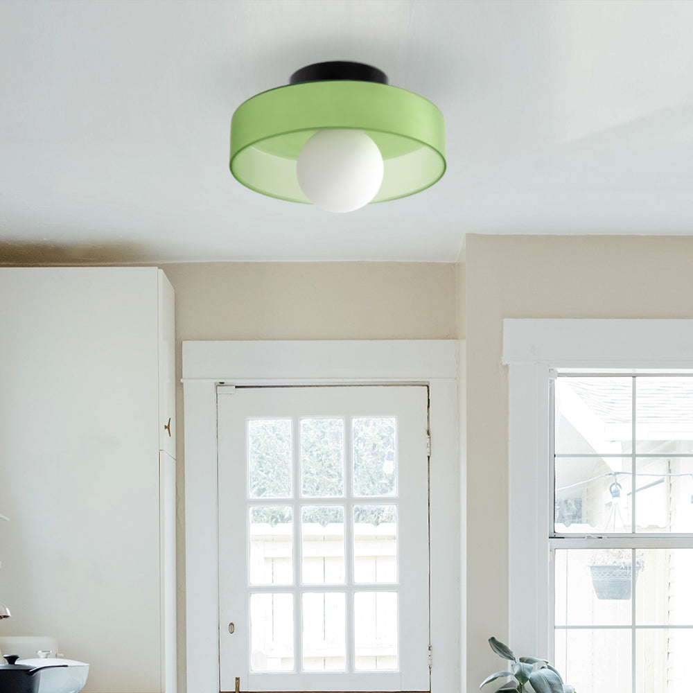 Skanto | LED Round Flush Mount Ceiling Light - Modern Energy-Saving Lighting for Modern Home Decor & Low Ceilings