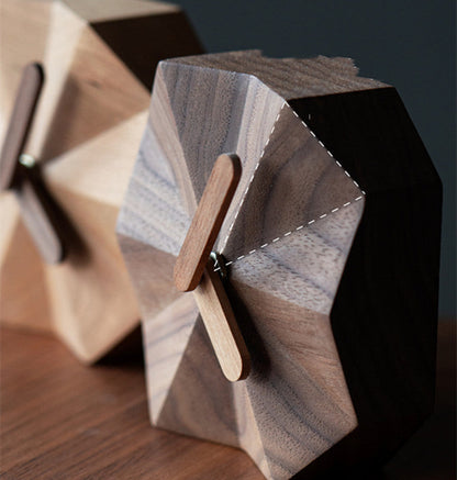 BowLift | Solid Wood Creative Angular Clock