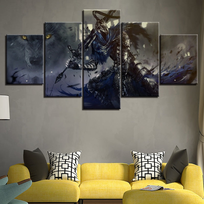 Dark Souls - 5 Piece Canvas Wall Art Painting | Bowlift