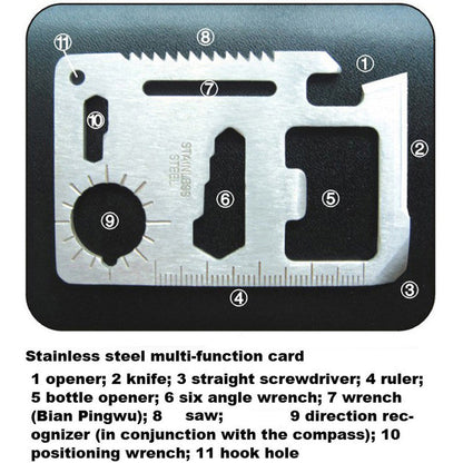 BowLift | Portable SOS survival kit with 8 tools