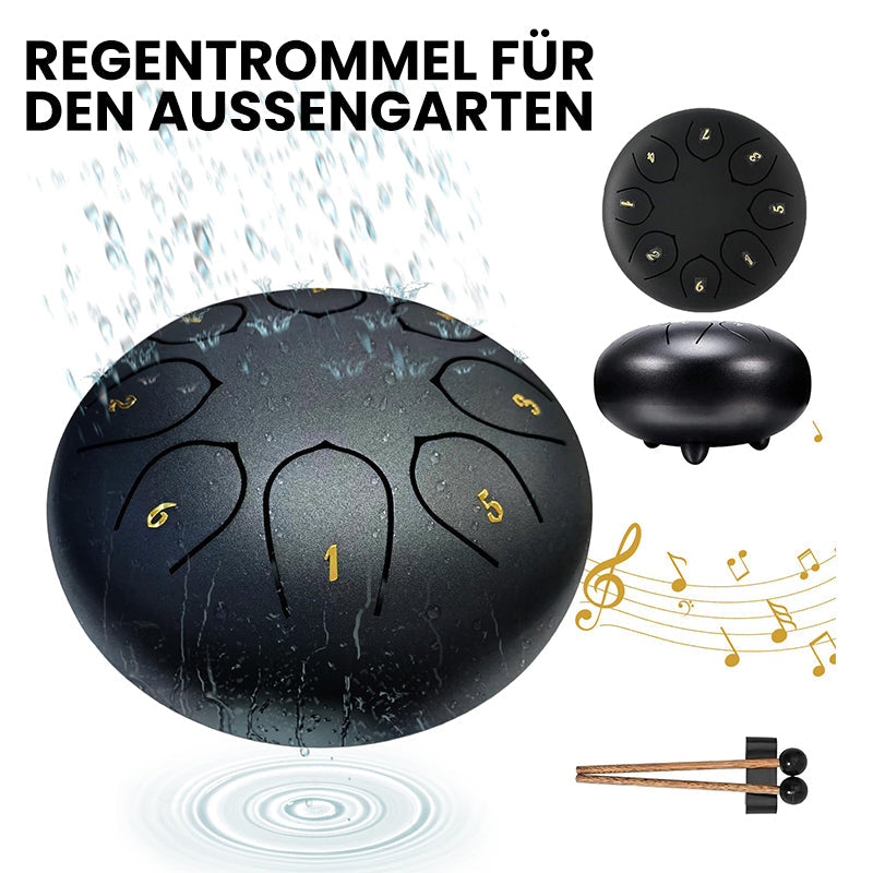 Rain Drum as Garden Instrument | Skanto