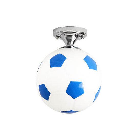 Skanto | SportLume Creative Ceiling Light | Basketball & Soccer Design | Semi-Flush Mount | Glass Lamp