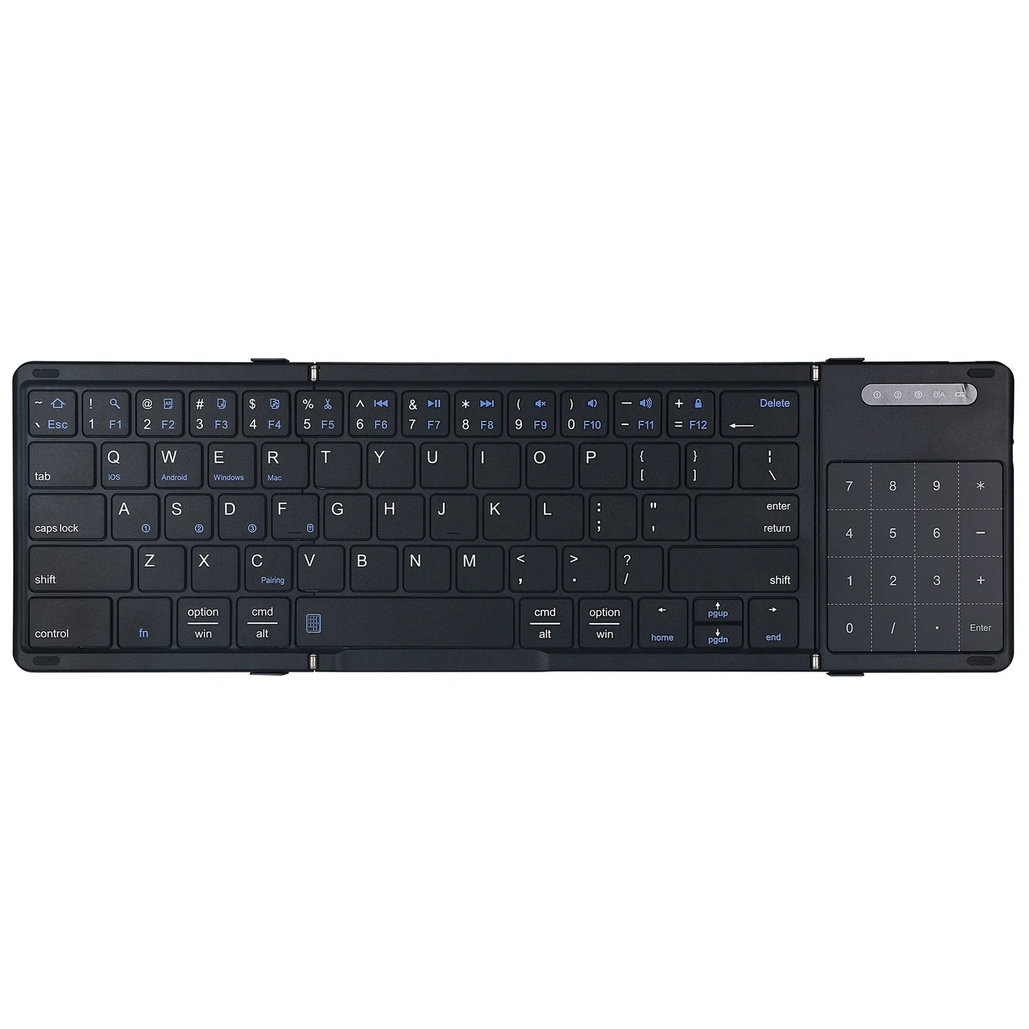 Skanto | Wireless Portable Slim Smart Tri-Fold Bluetooth Keyboard
