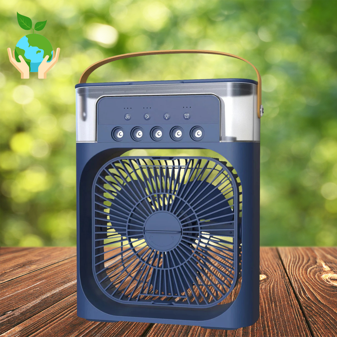 3-in-1 Air Cooler Humidifier | Portable, adjustable fan speeds & Ideal for Bedrooms, Offices & Small Rooms | Karnz