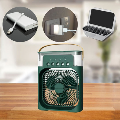 3-in-1 Air Cooler Humidifier | Portable, adjustable fan speeds & Ideal for Bedrooms, Offices & Small Rooms | Karnz