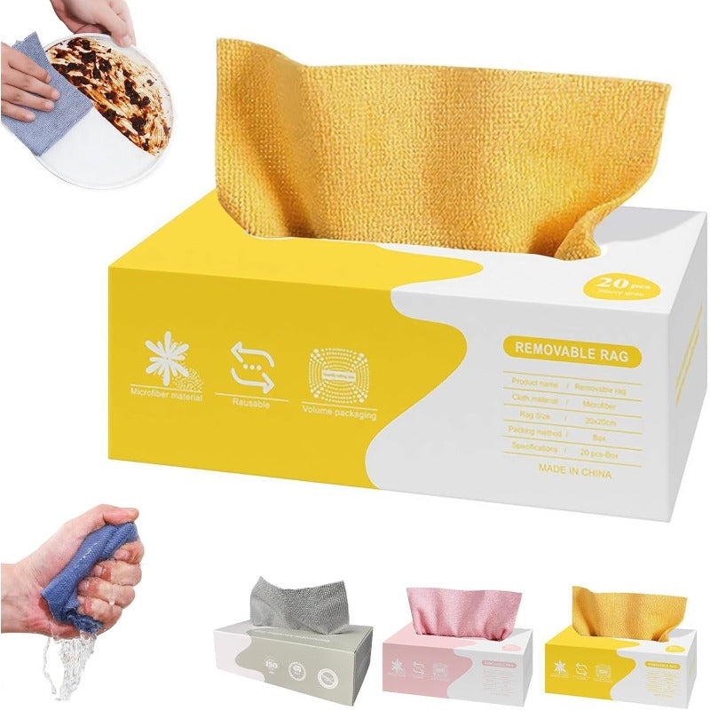 Reusable Pop-Up Microfiber Wipes Bowlift