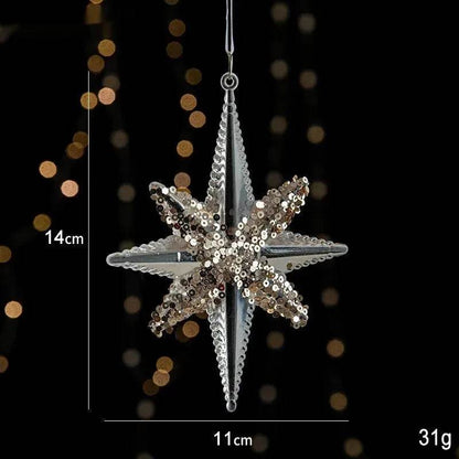 Skanto | Christmas Decorations Sequins Acrylic Transparent Pendant