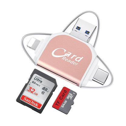 Multi-Port 4 in 1 Universal SD TF Card Reader | Bowlift