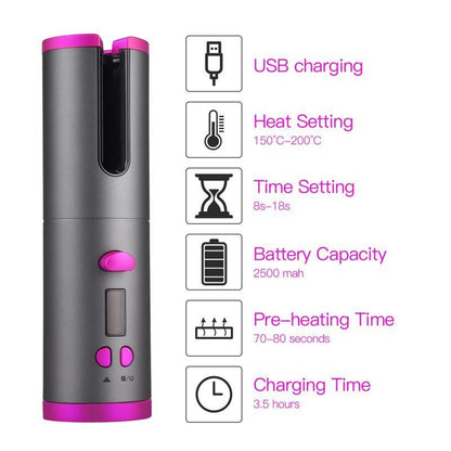 BowLift | Wireless Auto Rotation Curling Iron