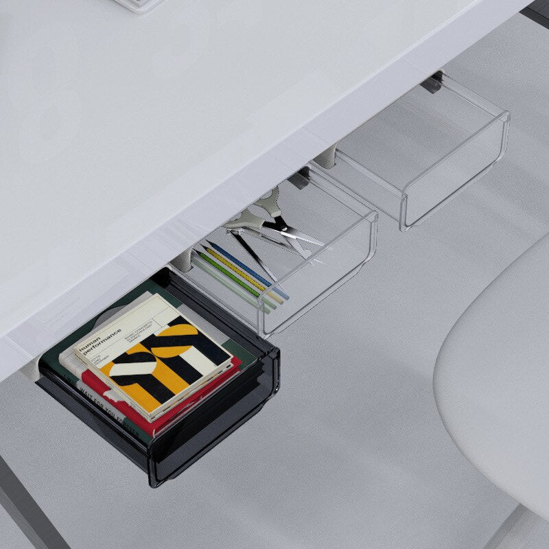 Skanto | Office Adhesive Hidden Transparent Drawer