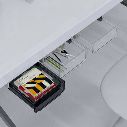 Skanto | Office Adhesive Hidden Transparent Drawer