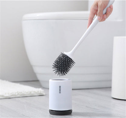 BowLift | Silicone Toilet Brush with Holder | Modern, Efficient Loo Brush for Home Cleaning