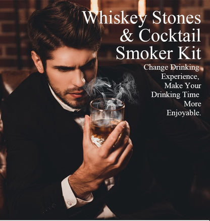 Skanto | Cocktail Smoker with 8 Flavors - Bourbon Whiskey Gifts for Men