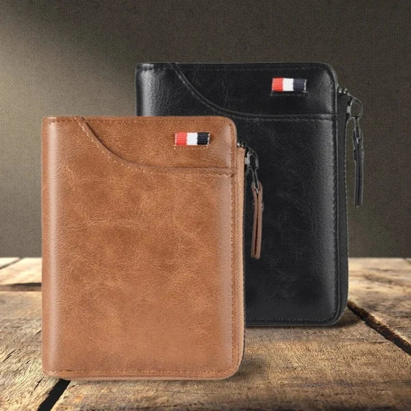 BowLift | Men's multifunctional RFID-blocking, waterproof and durable PU leather wallet for men