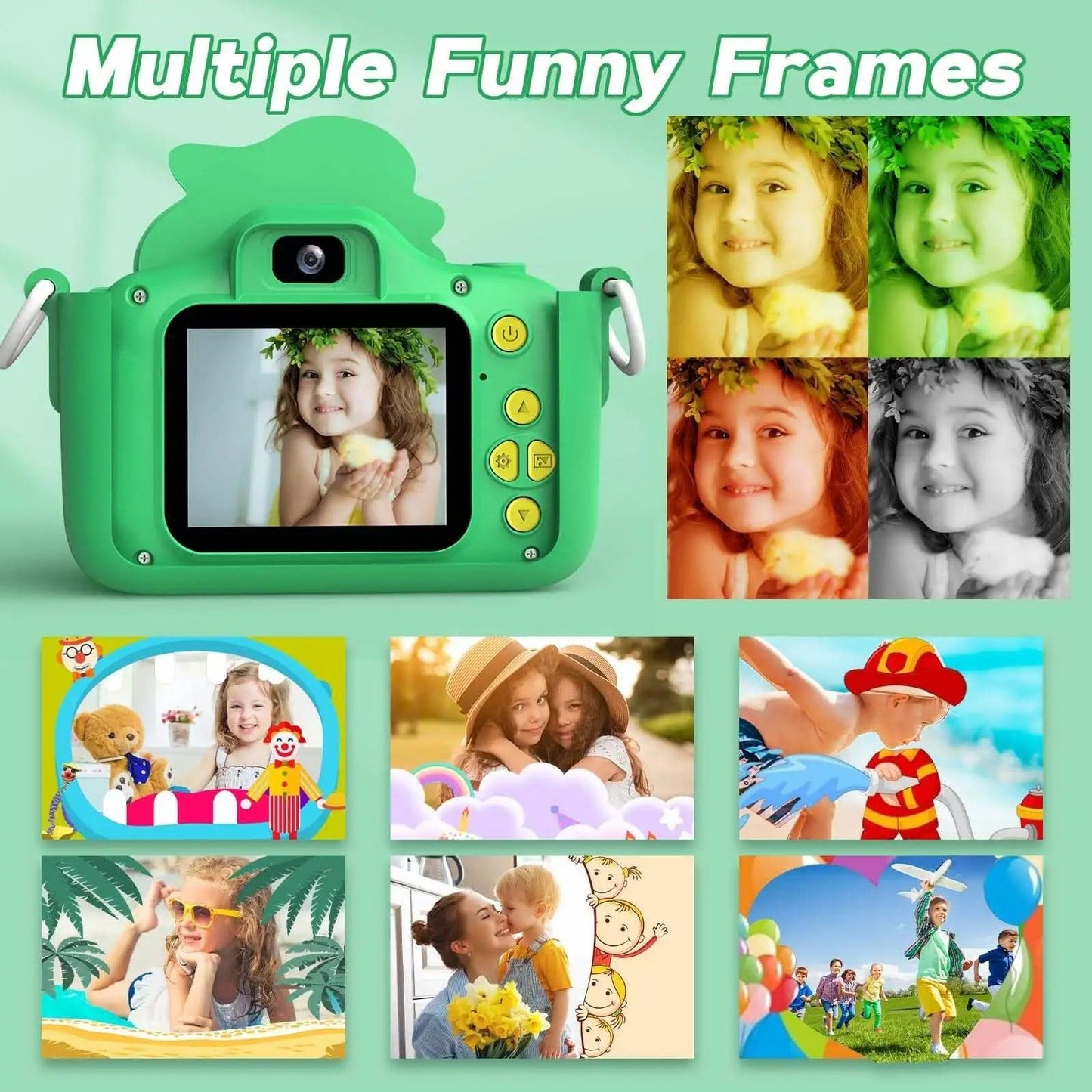 Skanto | Dinosaur Camera for Kids with 1080p HD