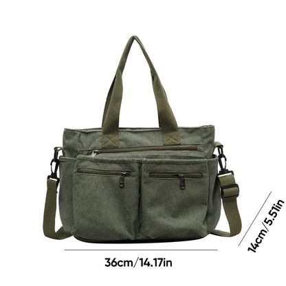 Skanto Skanto | Solid Corduroy Tote Bag