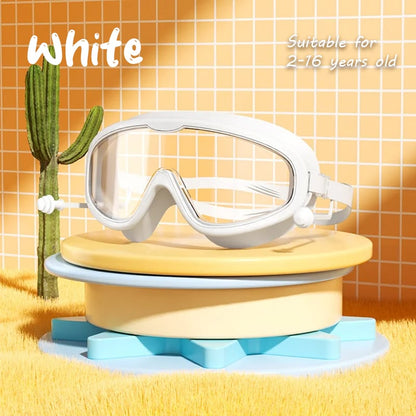 BowLift | HD children's large frame waterproof and anti-fog swimming goggles
