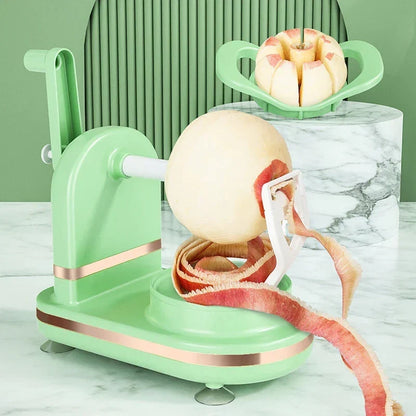 BowLift | Simple vegetable and fruit peeler with hand crank – For effortless peeling