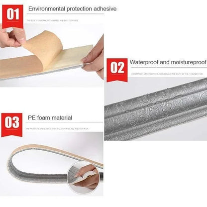 Skanto Skanto | 3D Wall Molding - Self-Adhesive, Eco-Friendly 3D Wall Trim with Environmental Protection