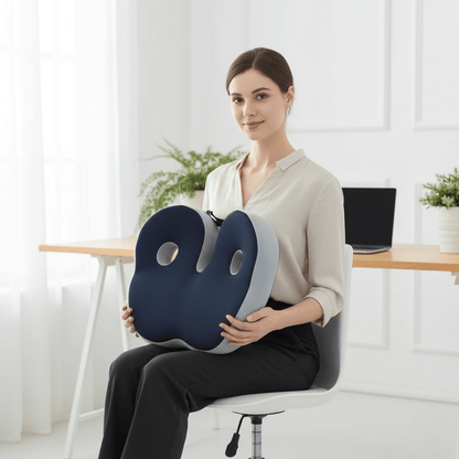 Skanto | Non-Slip Memory Foam Seat Cushion for Travel and Workplace