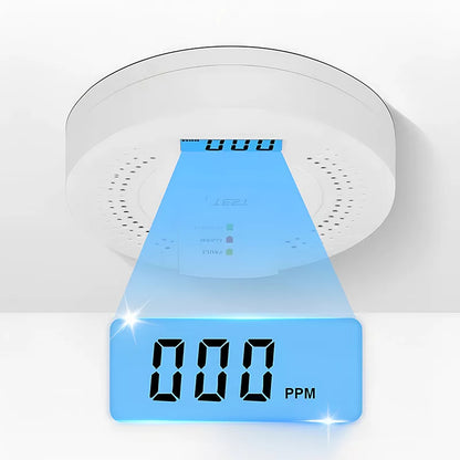 Skanto | Carbon Monoxide Detector | Reliable Alarm Sensor with LCD Screen for Home Security