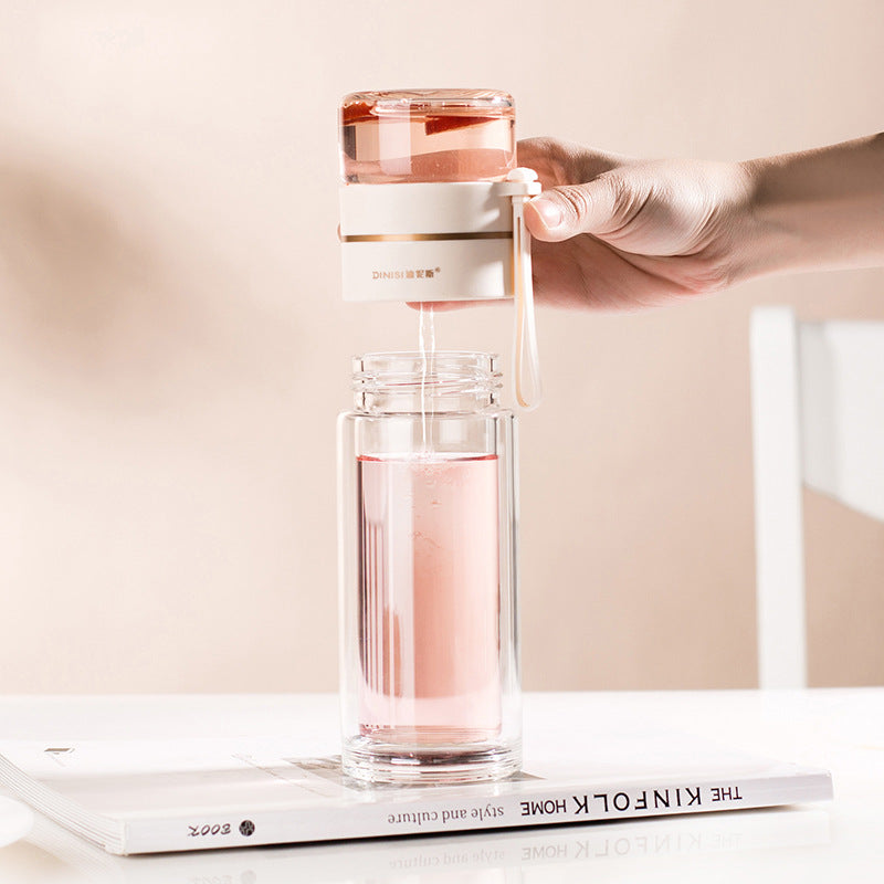 Skanto infuser in crystal clear glass