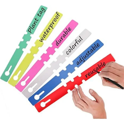 Skanto | Reusable Plastic Plant Labels for Garden and Tree Tagging