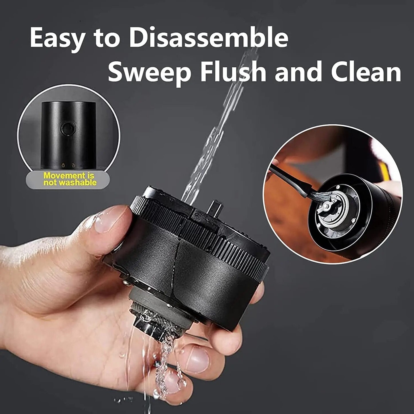 Skanto | Portable Electric Coffee Grinder with USB Type-C Charging & Ceramic Grinder