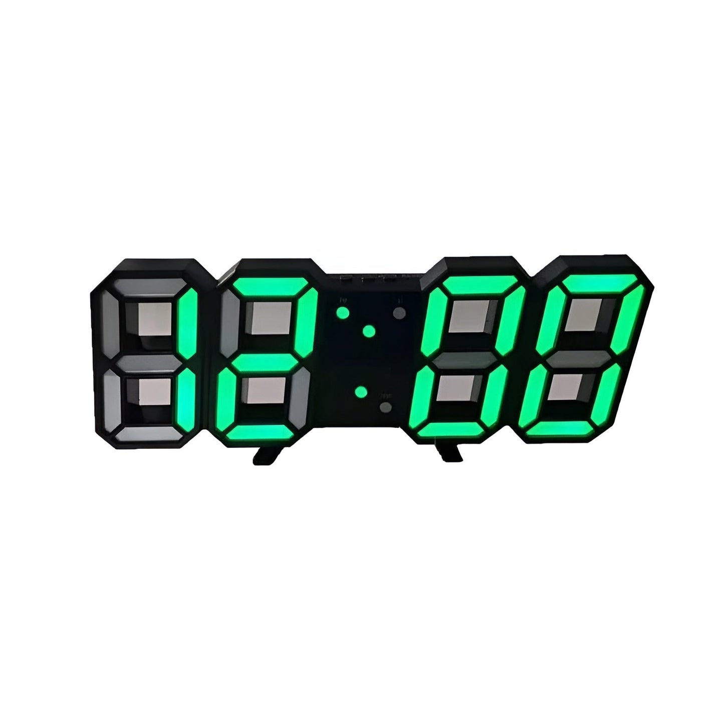 BowLift | PixelTime Clock – Modern 3D LED Digital Wall Clock with Temperature, Date & Alarm