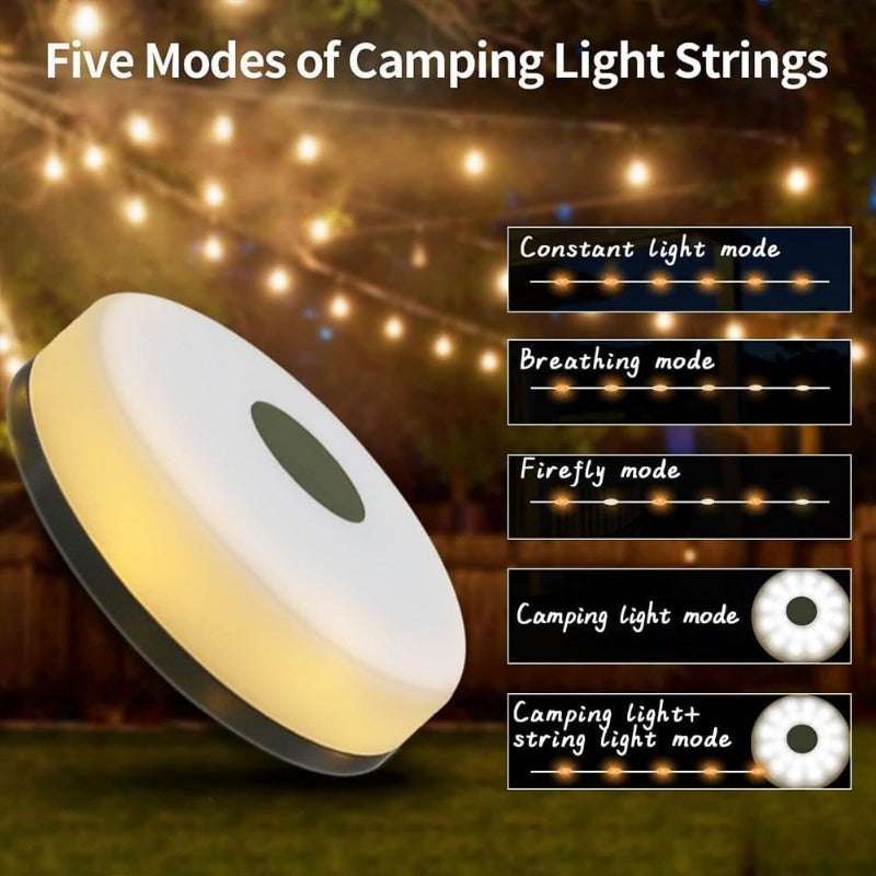 Skanto | Compact LED Camping Lantern with USB Rechargeable and Magnetic Base