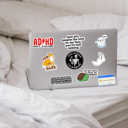 BowLift | Set of 130 Funny Quote Stickers