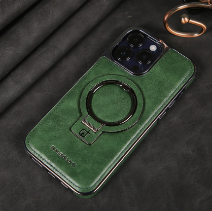 BowLift | Luxury Leather Invisible Stand iPhone Case