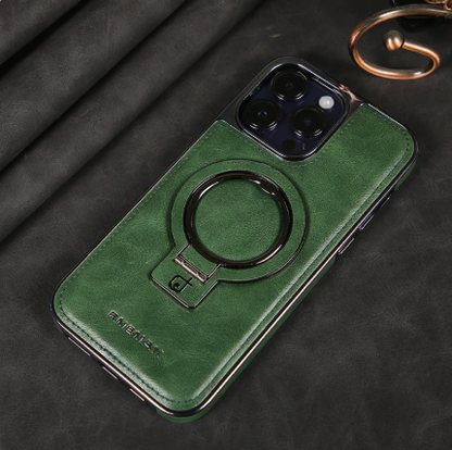 BowLift | Luxury Leather Invisible Stand iPhone Case