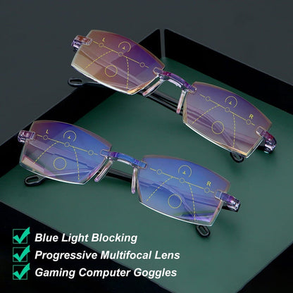 BowLift | New bifocal progressive and anti-blue light glasses ultralight reading glasses